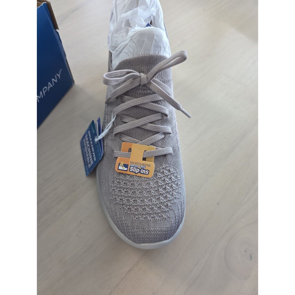 Skechers Slip-Ins On-the-go Amelia Hands Free Sneakers Taupe 10 New In Box - Picture 5 of 11